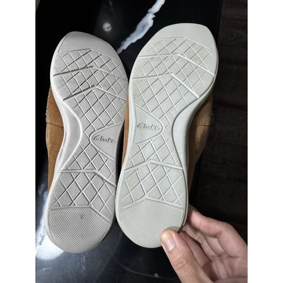 Clarks Gorwin Step Leather Men Shoes Loafer 8M TAC System Ortholite Eva‎ Preppy main image 6